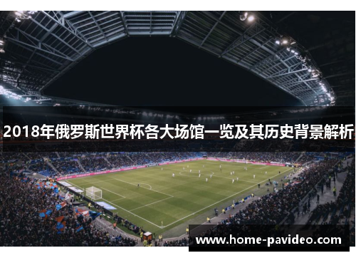 2018年俄罗斯世界杯各大场馆一览及其历史背景解析